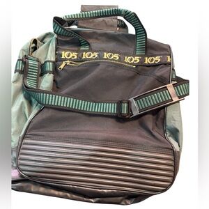 Black and Green ski boot bag 105 Meridian